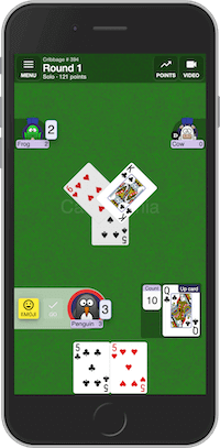 Play Cribbage online at CardzMania