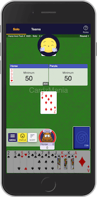 Play Hand And Foot online at CardzMania