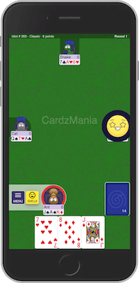 Play Idiot online at CardzMania