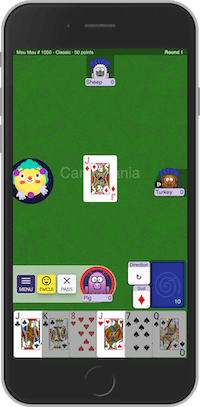 Play Mau Mau online at CardzMania