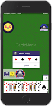 Play Skat online at CardzMania