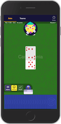 Play War online at CardzMania